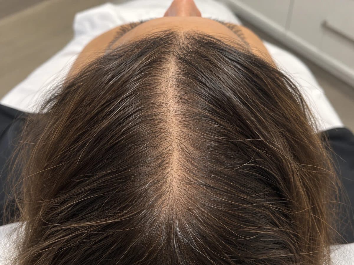 After Jet Peel Hair Restoration treatment at Allure Medical Aesthetics
