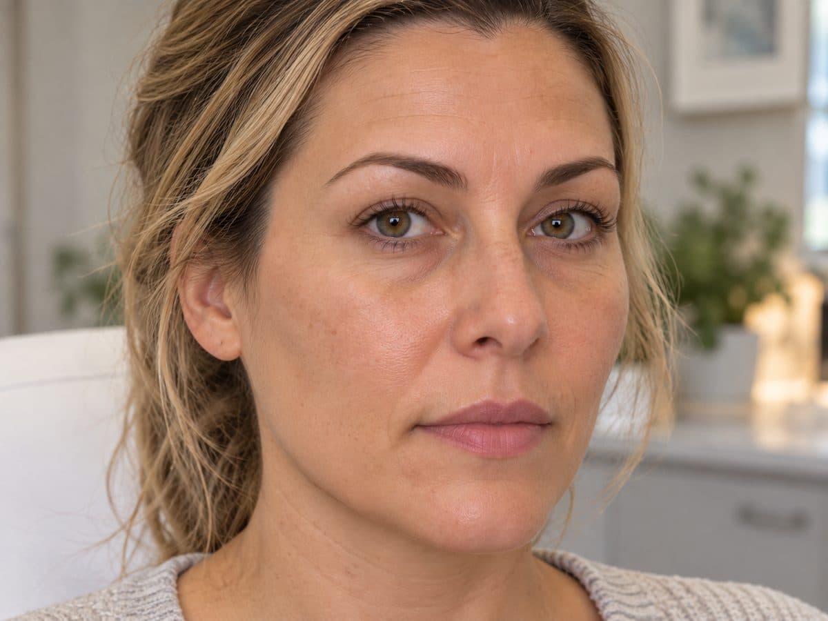 After EXION RF Microneedling treatment at Allure Medical Aesthetics