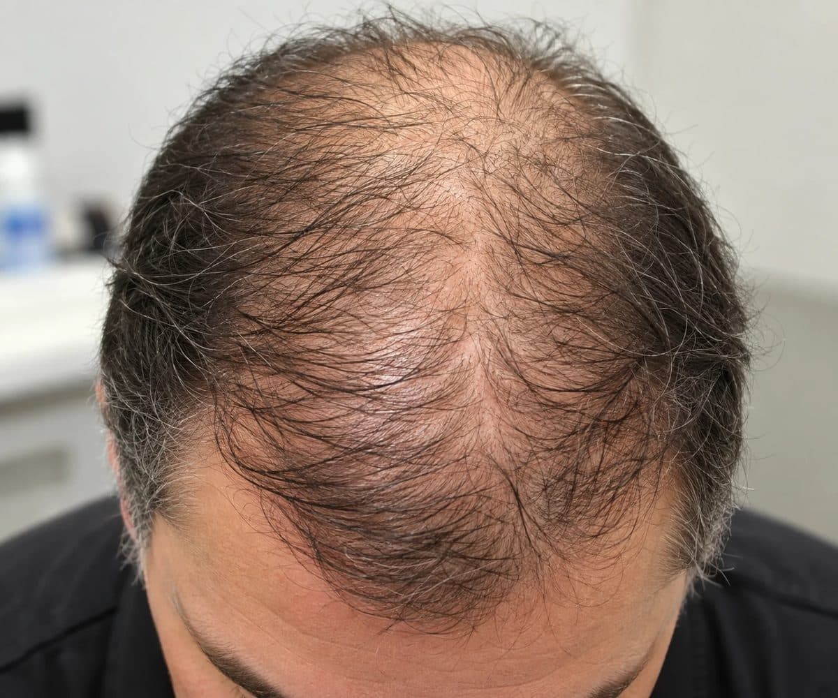 Before De|Rive Exosome Hair Therapy treatment