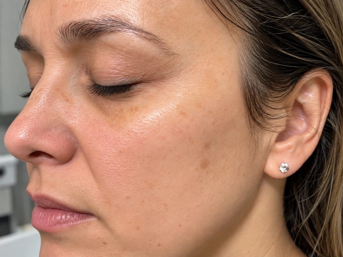 After IPL Photofacial treatment at Allure Medical Aesthetics
